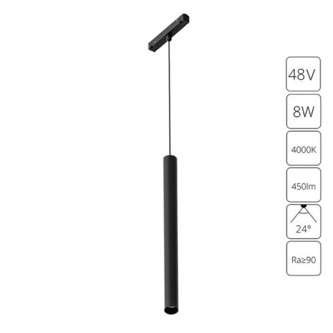 Магнитный трековый светильник Arte Lamp Linea 4000К A4770SP-1BK