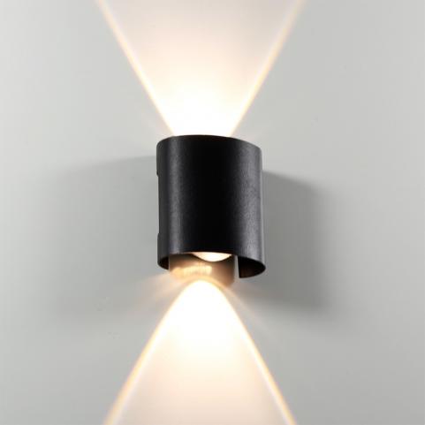 Настенный уличный светильник Arte Lamp Bosto   A3122AL-2BK