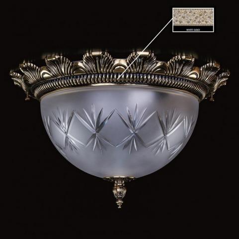 Потолочный светильник Art Glass LEA II. WHITE GOLD