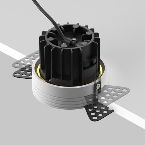 Точечный светильник Maytoni Technical Downlight 3000K Round DL058-12W3K-TRS-BS