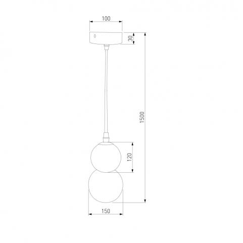 Подвесной светильник Eurosvet Polar 50251/1 LED черный
