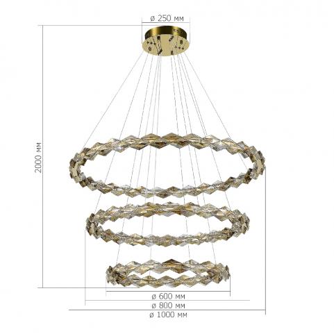 Подвесной светильник ST Luce Diamanta 3000K SL6009.203.03