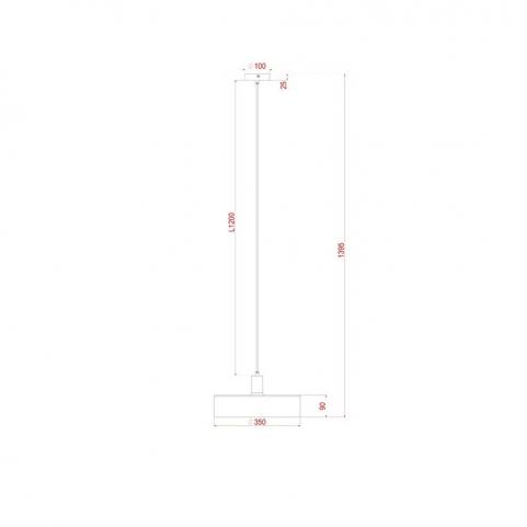 Светильник подвесной Arte Lamp Skat A7152SP-1BK