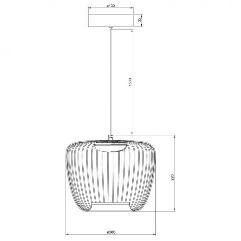 Светильник подвесной Arte Lamp Flare A3529SP-12BK