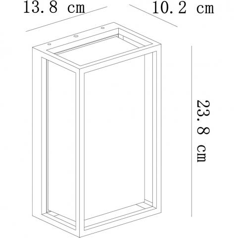 Настенный уличный светильник Arte Lamp Marfik A2322AL-1BK