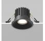 Точечный светильник Maytoni Technical Downlight 4000K Round DL058-12W4K-B