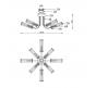 Люстра Newport Madonna 4558/PL gold