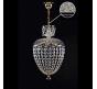 Подвесной светильник Art Glass VIVIEN II. CHAIN NICKEL CE