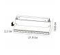 Магнитный трековый светильник Arte Lamp Linea Smart 2700-6000К A4696PL-1BK