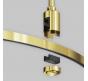 Шинопровод Maytoni Flarity TRX154-SR-D800-BS, магнитный модульный полукруг, латунь 800мм