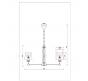 Светильник подвесной Arte Lamp Brocca A4093LM-8AB