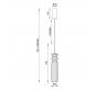 Светильник подвесной Arte Lamp Crystal A2942SP-1CC