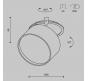 Точечный светильник Maytoni Technical Downlight 2200-4000K Onda DL024-12W-DTW-B