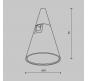Трековый светильник Maytoni Technical Flarity 3000K Keila TR146-1-5W3K-B