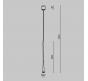 Трековый подвесной светильник Maytoni Technical Elasity 3000K Waist TR168-1-7W3K-M-B