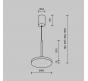 Подвесной светильник Maytoni Technical Plato P076PL-L12W4K-B